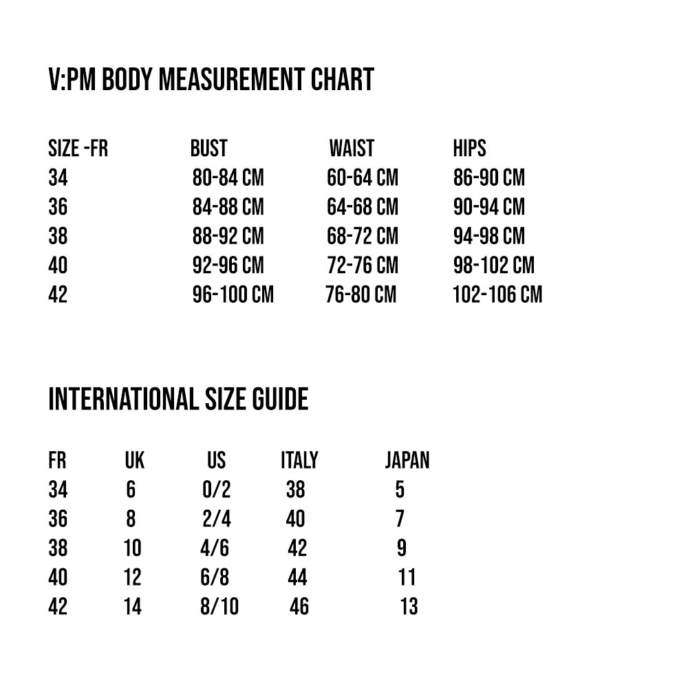 Jumpsuit Size Chart